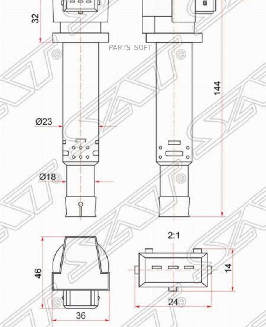 

Катушка Зажигания Chery Qq11 SAT STS113705110EA