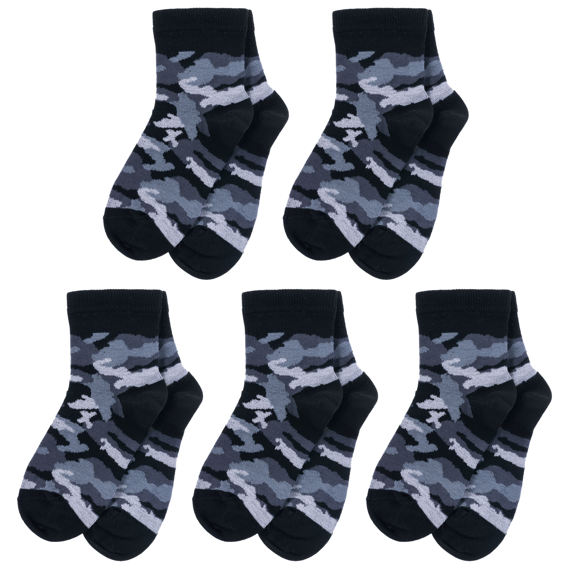 Носки детские LorenzLine 5-Л90 ,черный; серый ,12-14