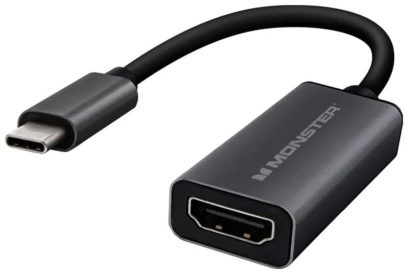 фото Кабель для мобильных устройств monster mhv1-2004-can (type c usb - hdmi adapter 0.15м)