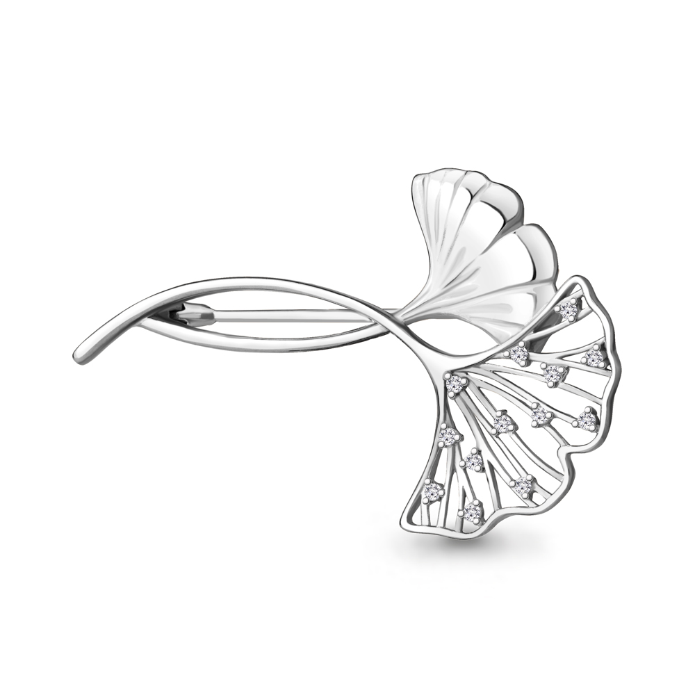 

Брошь из серебра с фианитом Aquamarine Aquamarine 77414А_925_р, 77414А_925_р