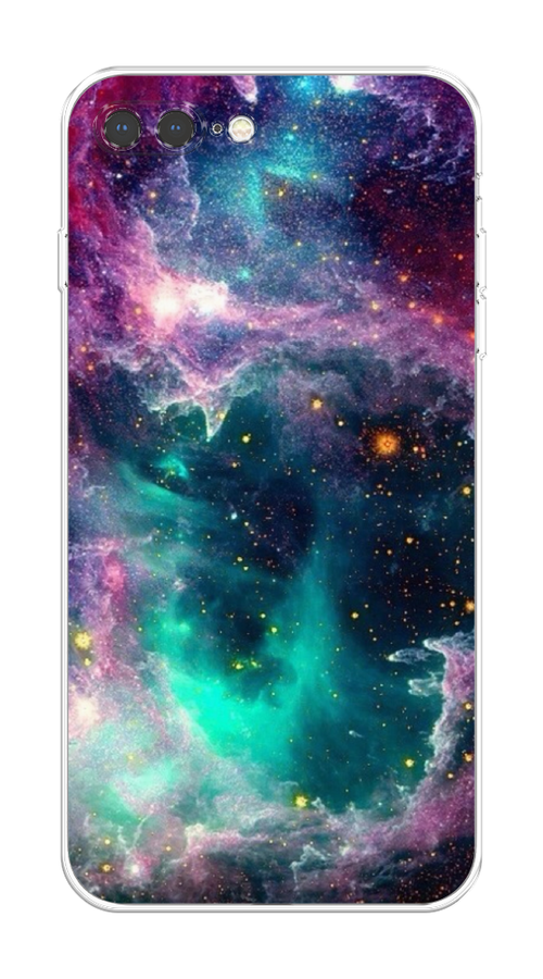 

Чехол на Apple iPhone 8 Plus "Звездные облака", Розовый;бежевый, 10950-2