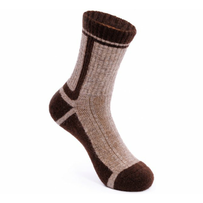

Термоноски детские Eurowool шерсть коричневые р 32-34