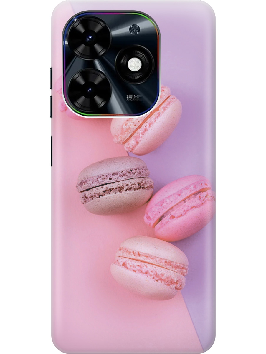

Силиконовый чехол на Infinix Hot 40i с рисунком "Розовые макаруны", Розовый;фиолетовый, 20011891