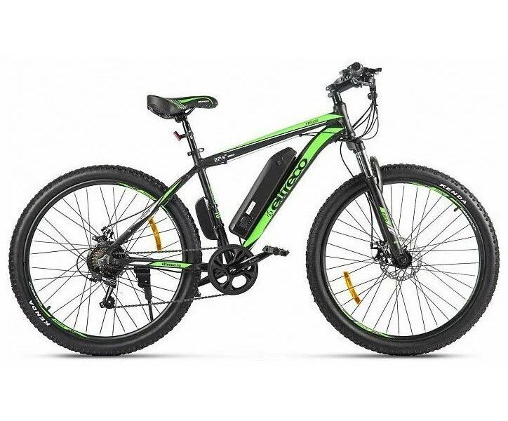 фото Электровелосипед eltreco хт 600 d, зеленый/черный (022861-2383)