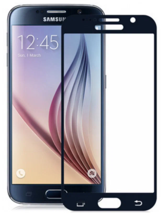 

Защитное стекло для Samsung S6 Edge H9 Edge To Edge, черный
