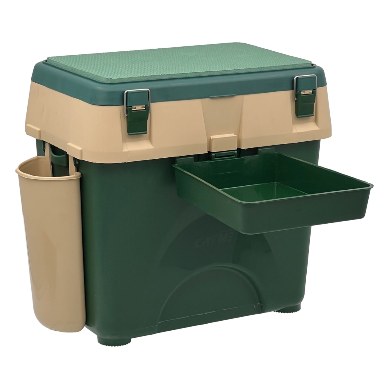 

Кан рыболовный двухуровневый для живца, цвет зеленый/бежевый