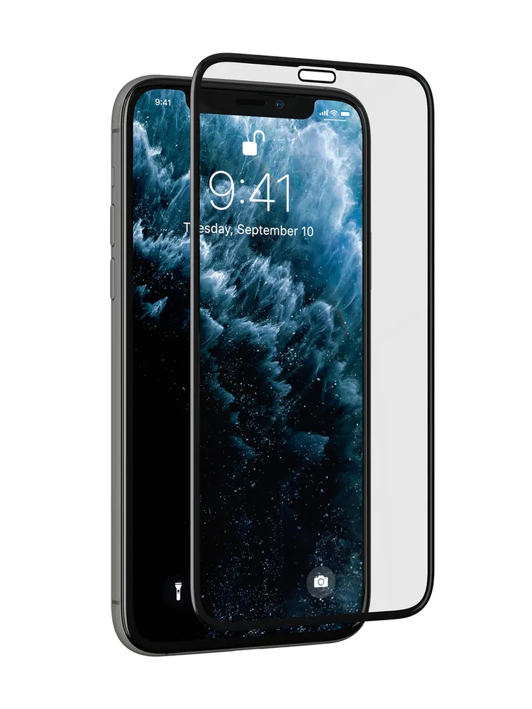 

Защитное стекло для iPhone XR 3D, черный