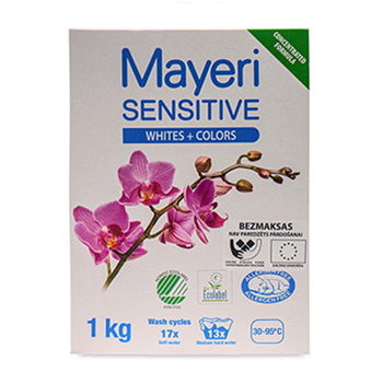 фото Стиральный порошок mayeri white & color 1 кг эстония