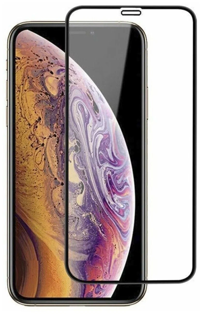 

Защитное стекло для iPhone X 3D, черный