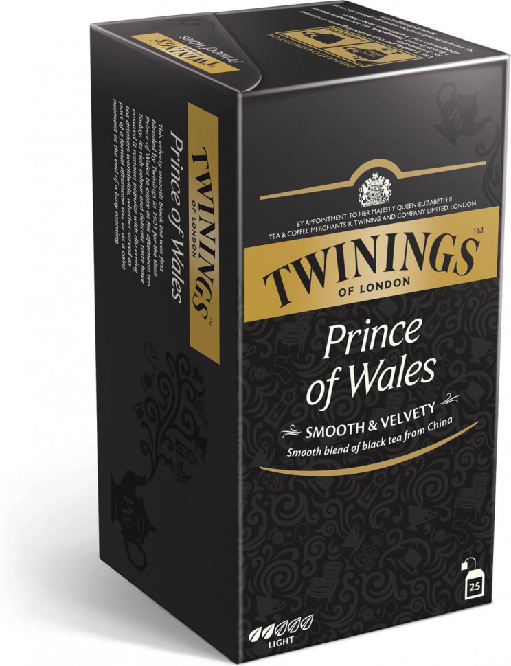Чай черный Twinings Prince of Wales, 2 г x 25 пакетиков