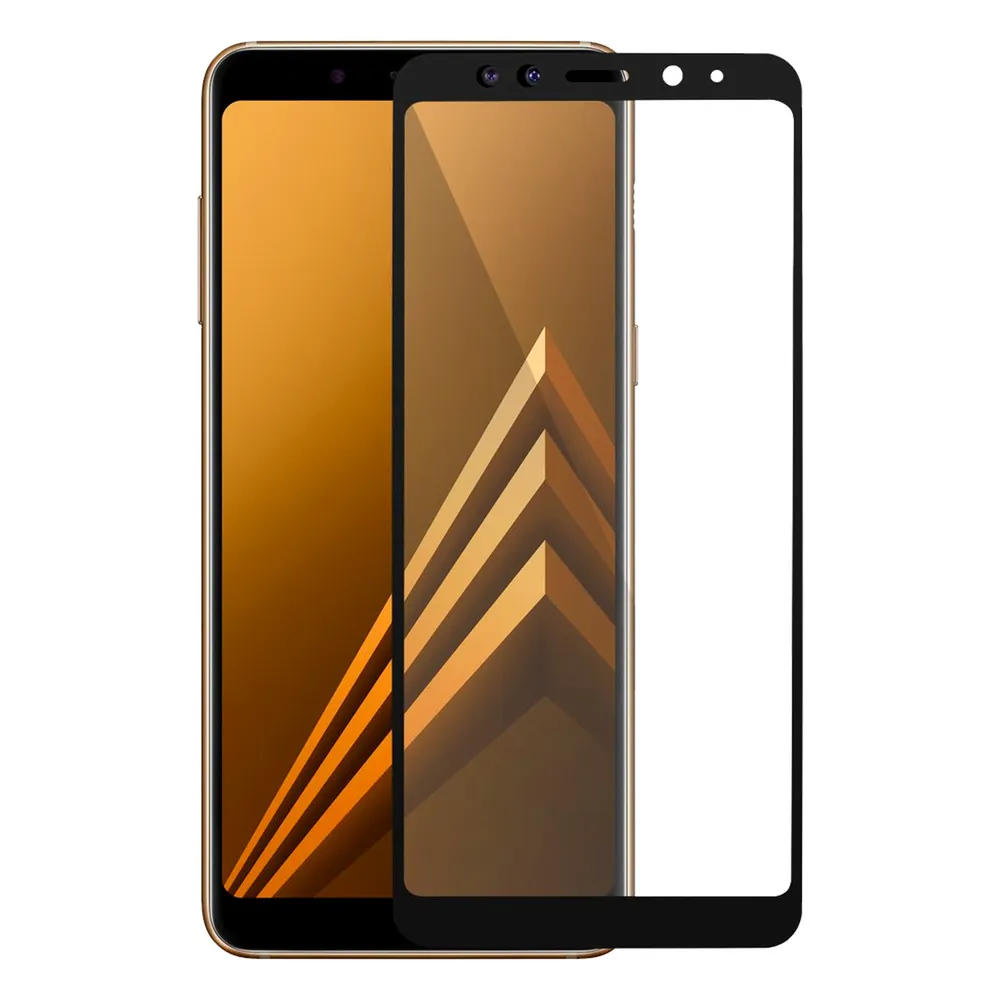 

Защитное стекло для Samsung A8+ H9 Edge To Edge, черный