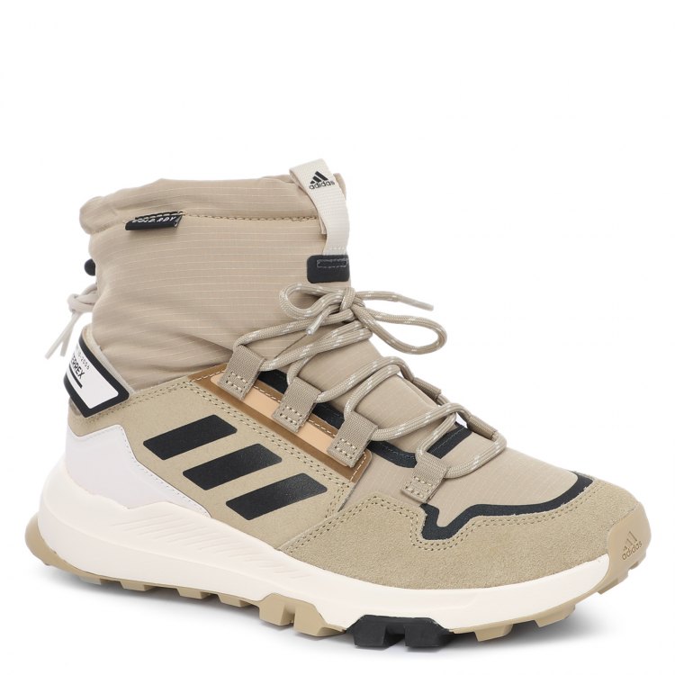 фото Кроссовки женские adidas terrex hikster mid cold.rdy w бежевые 7.5 uk