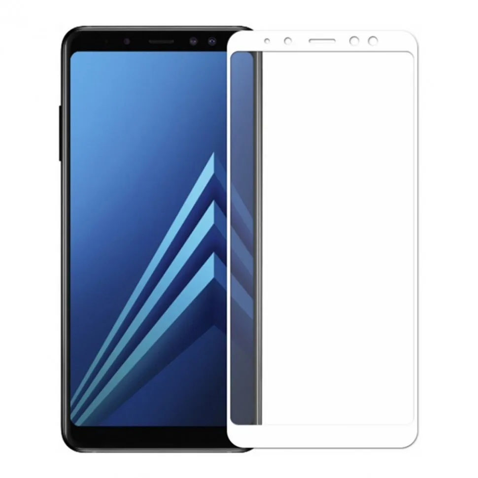 

Защитное стекло для Samsung A8 (2018) H9 Edge To Edge, белый