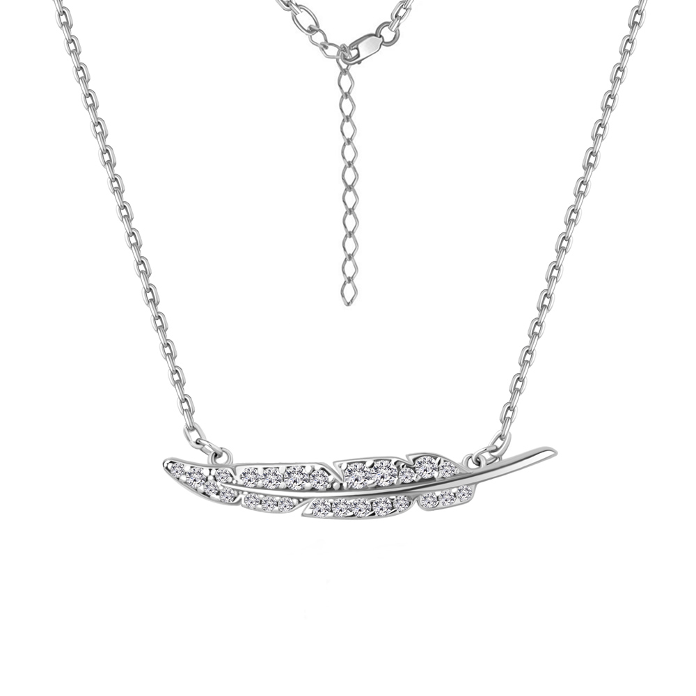 

Колье из серебра с фианитом Aquamarine 40 см Aquamarine 77411А_925_р, 77411А_925_р