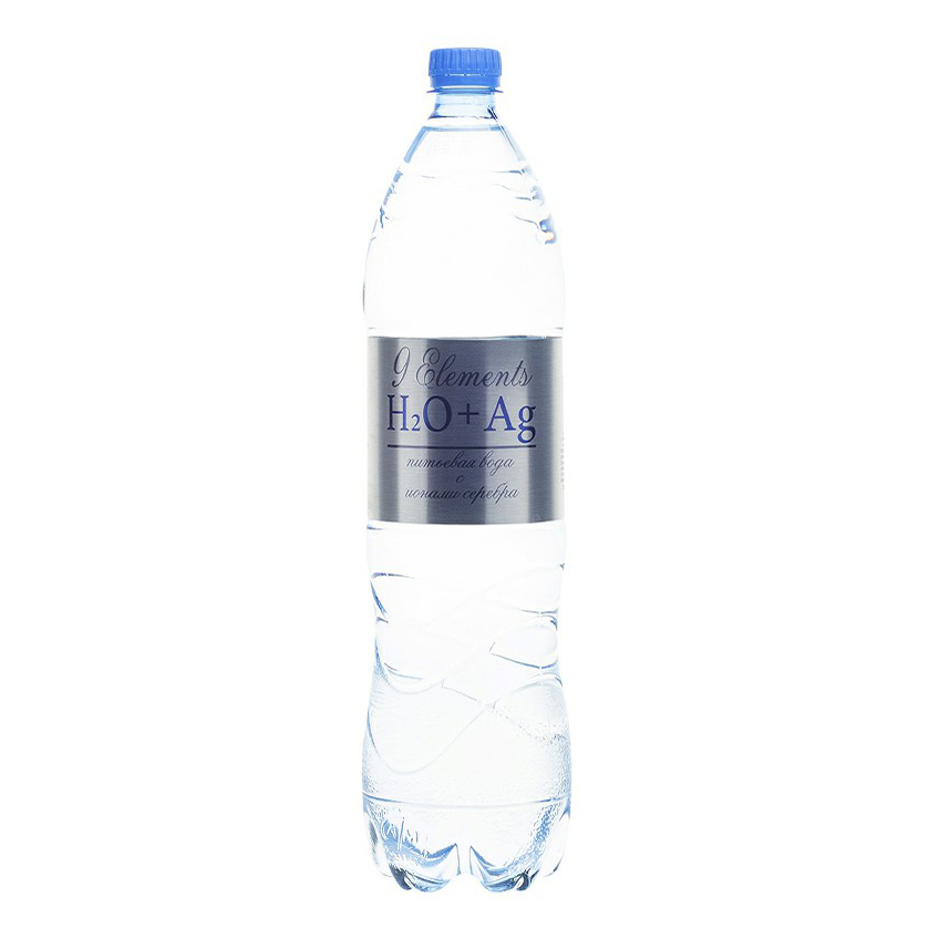 

Вода питьевая 9 Elements H2O + Ag с ионами серебра негазированная 1,5 л