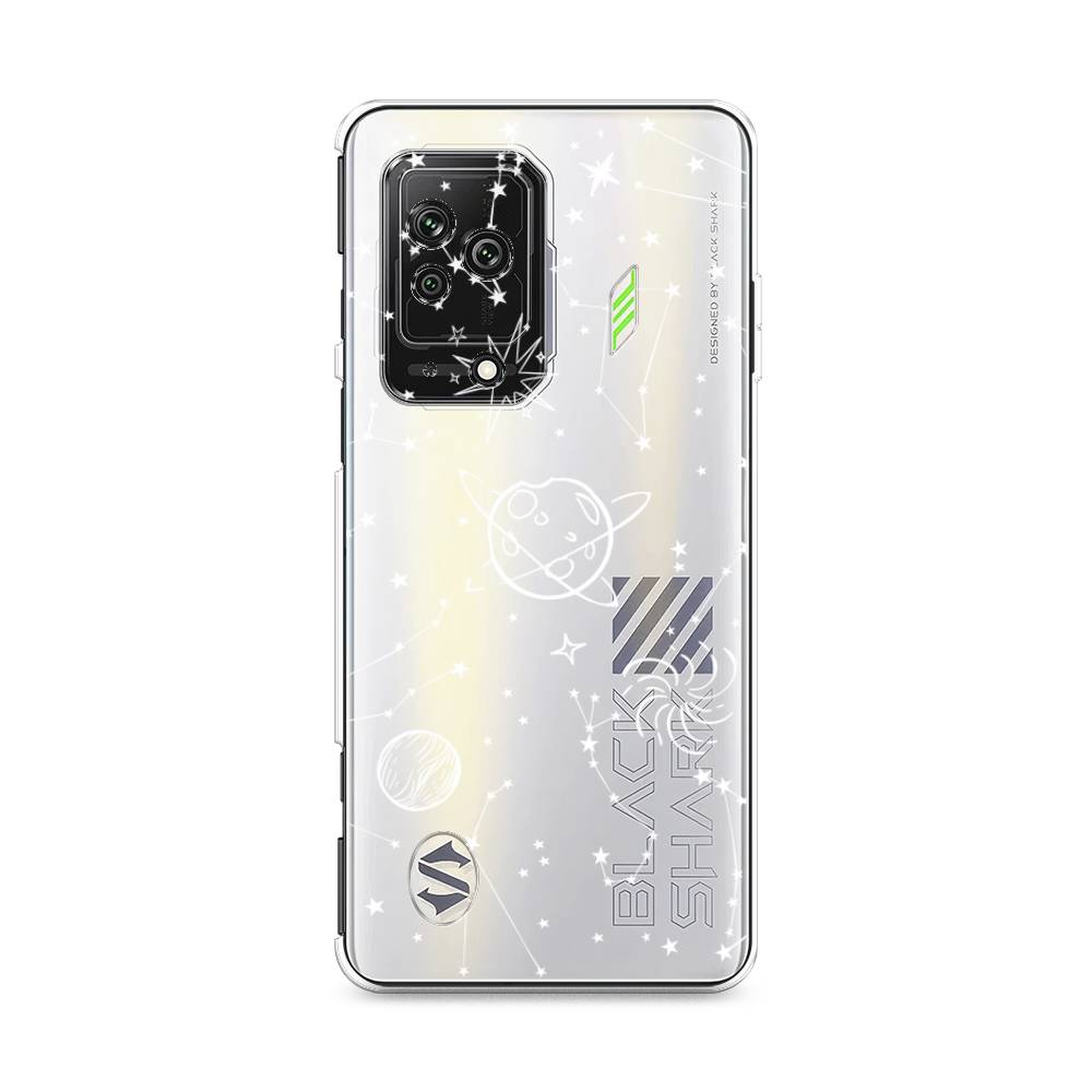 

Чехол на Xiaomi Black Shark 5 "Планеты в космосе", Белый, 314050-2