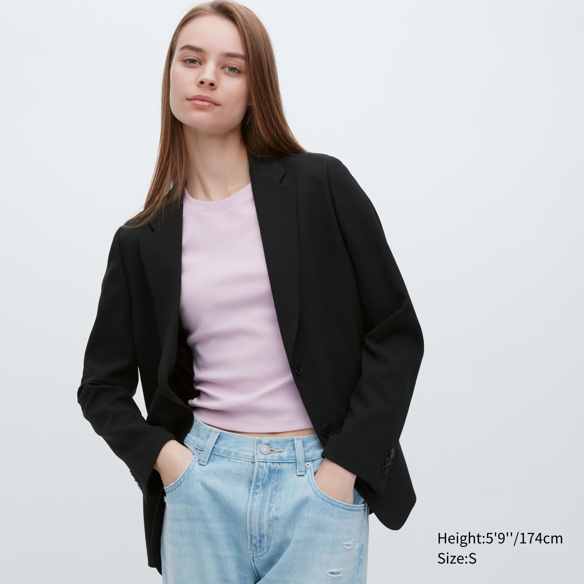 Пиджак женский UNIQLO 456073COL09 черный XL (доставка из-за рубежа)