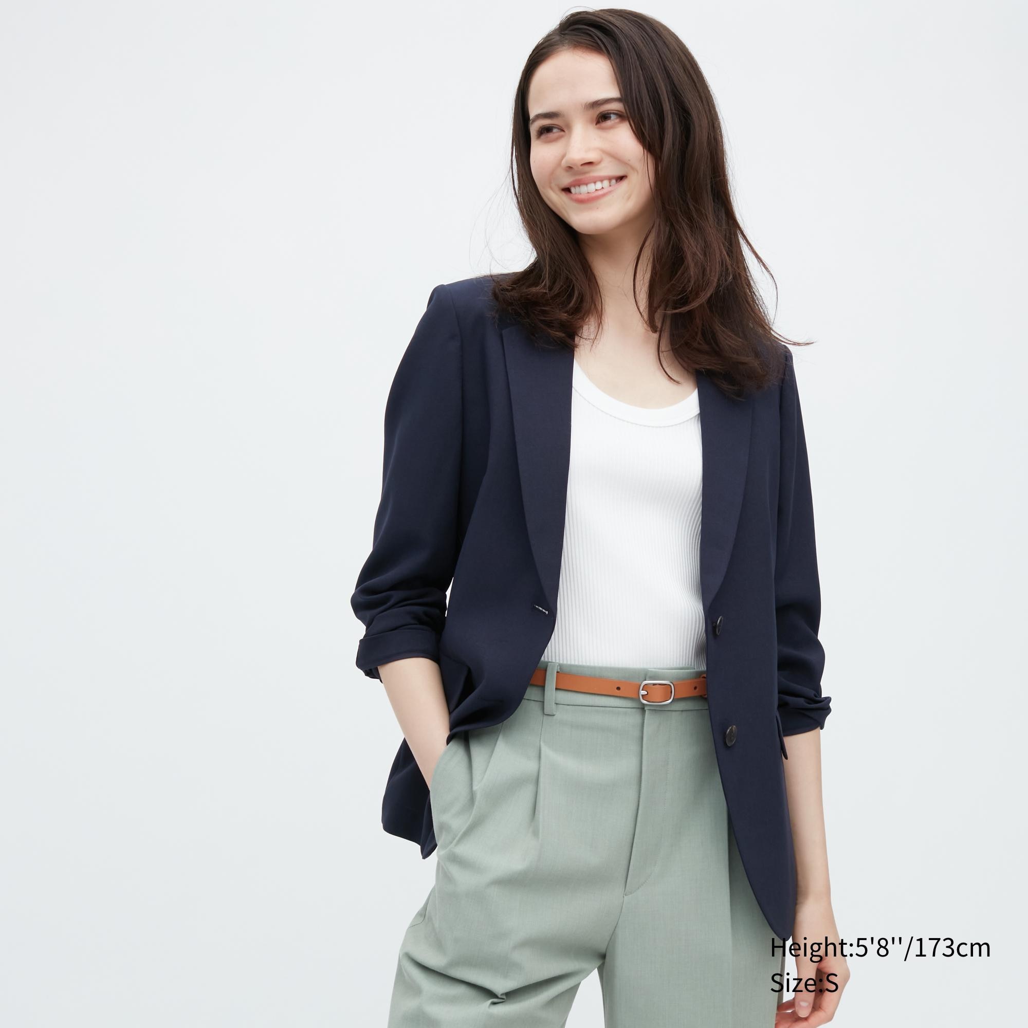 

Пиджак женский UNIQLO 456073COL69 синий M (доставка из-за рубежа), 456073COL69