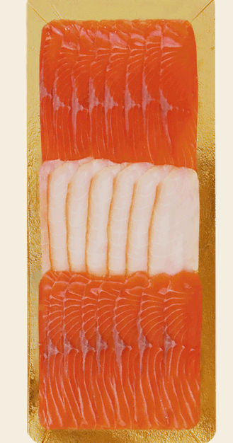 Рыбное ассорти Extra Fish № 2 палтус-марлин-форель холодного копчения 250 г