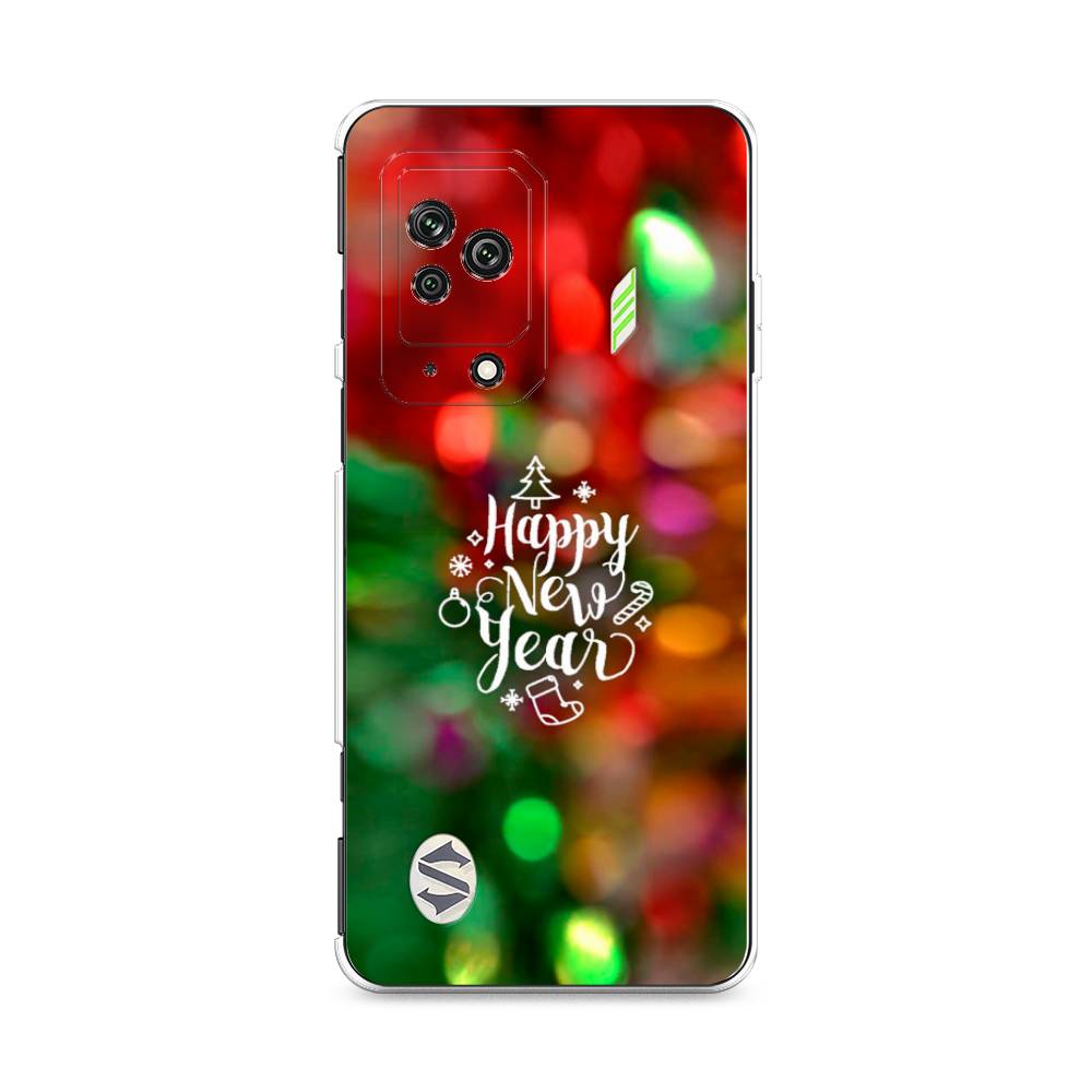 

Чехол на Xiaomi Black Shark 5 "Новый Год на елке", Зеленый;красный;желтый, 314050-5