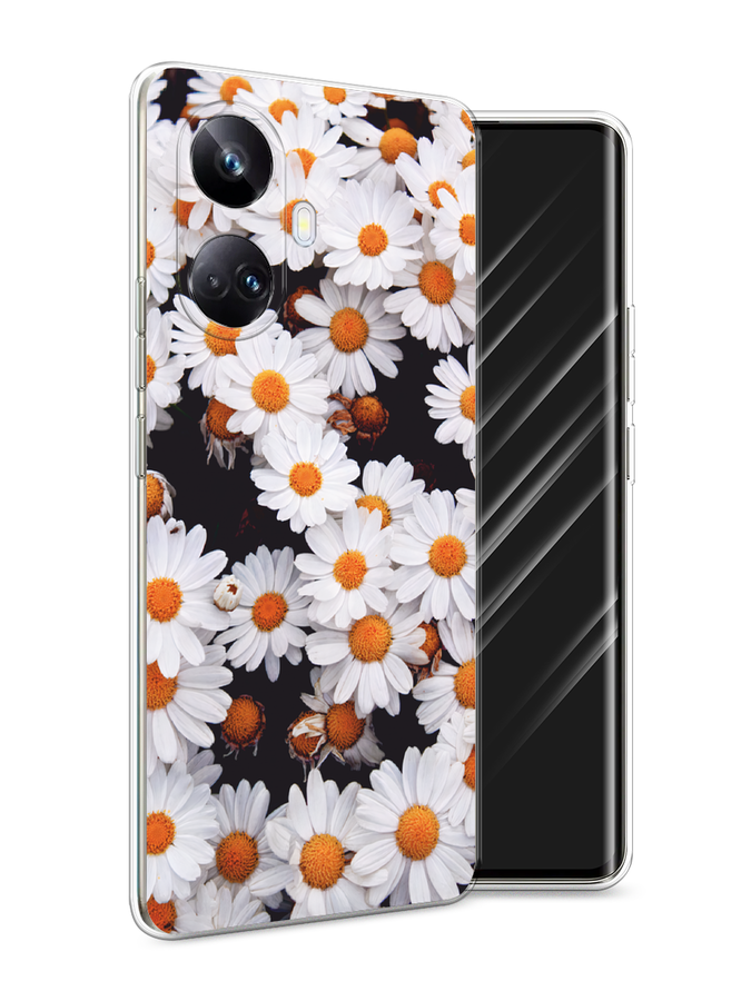 

Чехол Awog на Realme 10 Pro+ "Ромашковое поле", Белый, 2512350-4