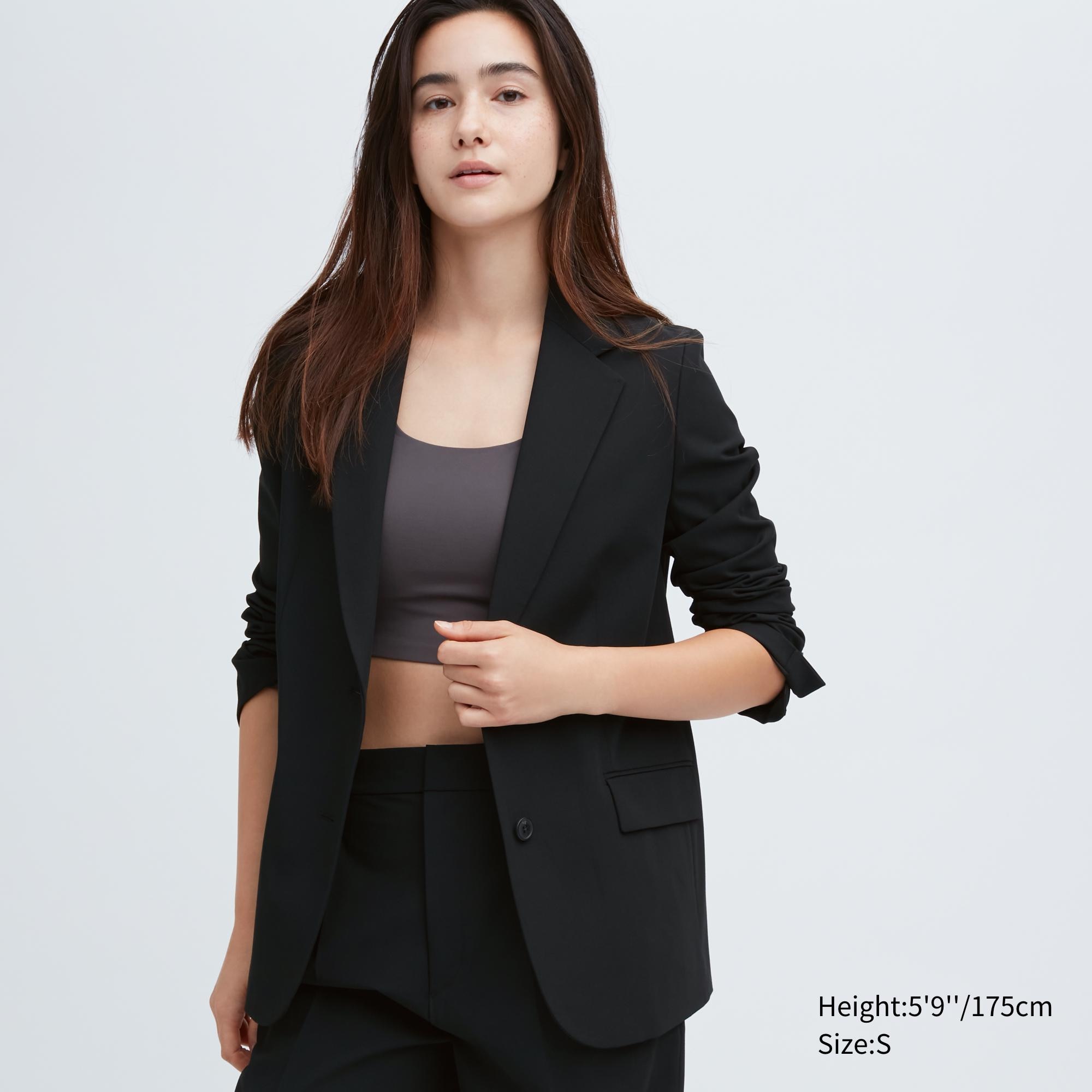 

Пиджак женский UNIQLO 456074COL09 черный XL (доставка из-за рубежа), 456074COL09