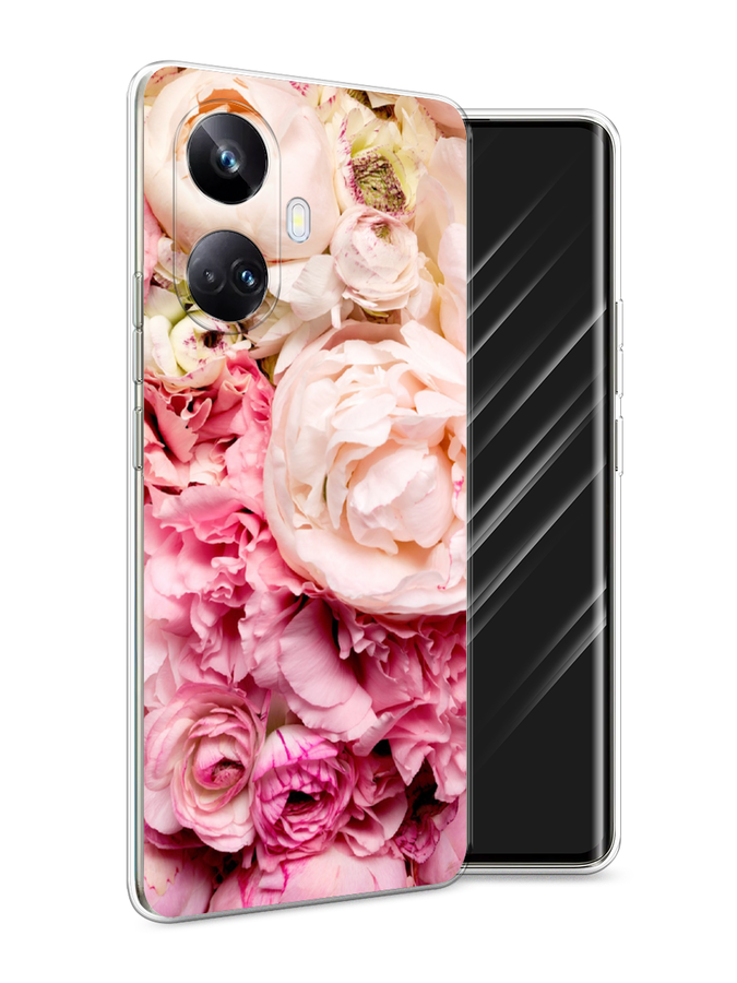 

Чехол Awog на Realme 10 Pro+ "Пионы яркие", Розовый, 2512350-8