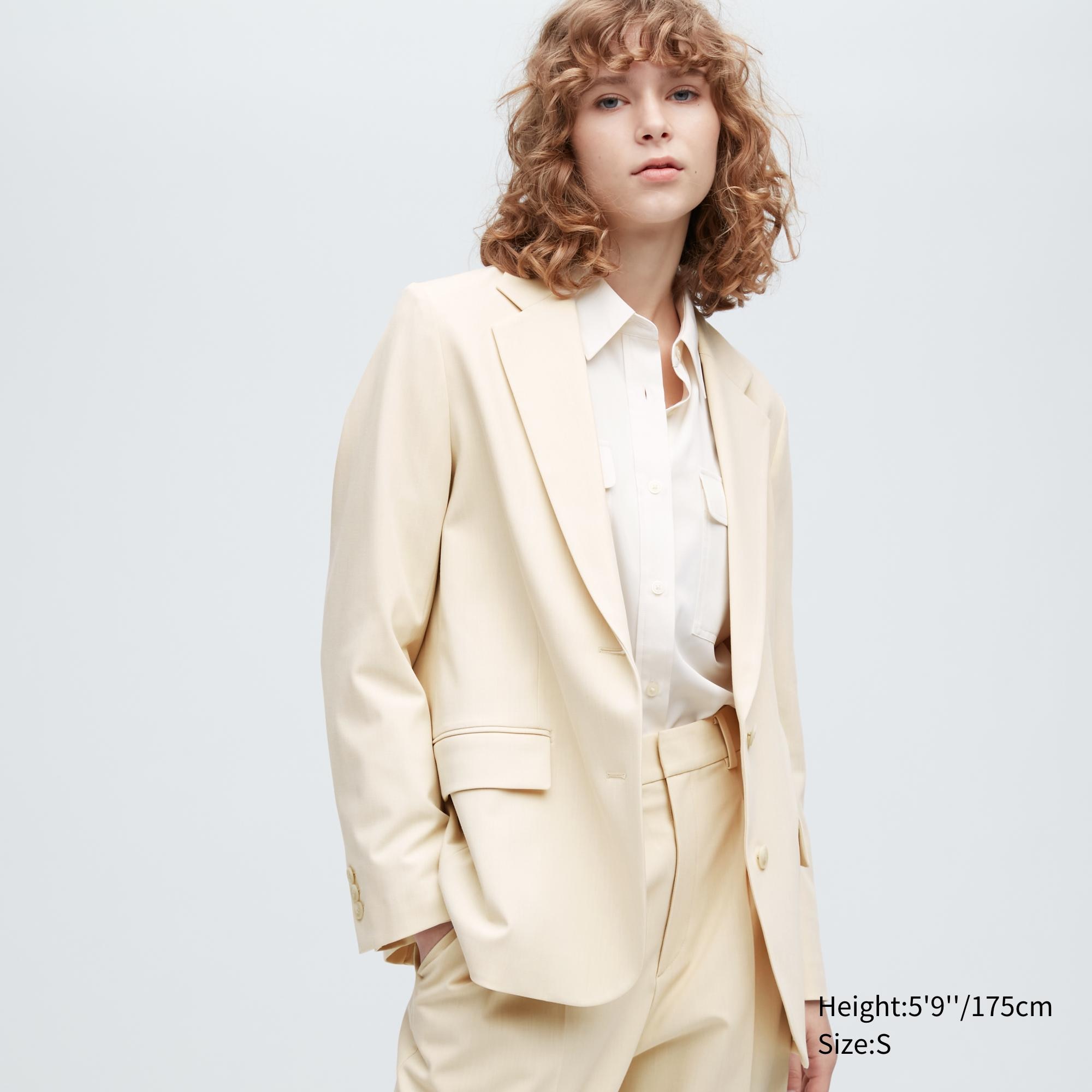 

Пиджак женский UNIQLO 456074COL40 бежевый XS (доставка из-за рубежа), 456074COL40