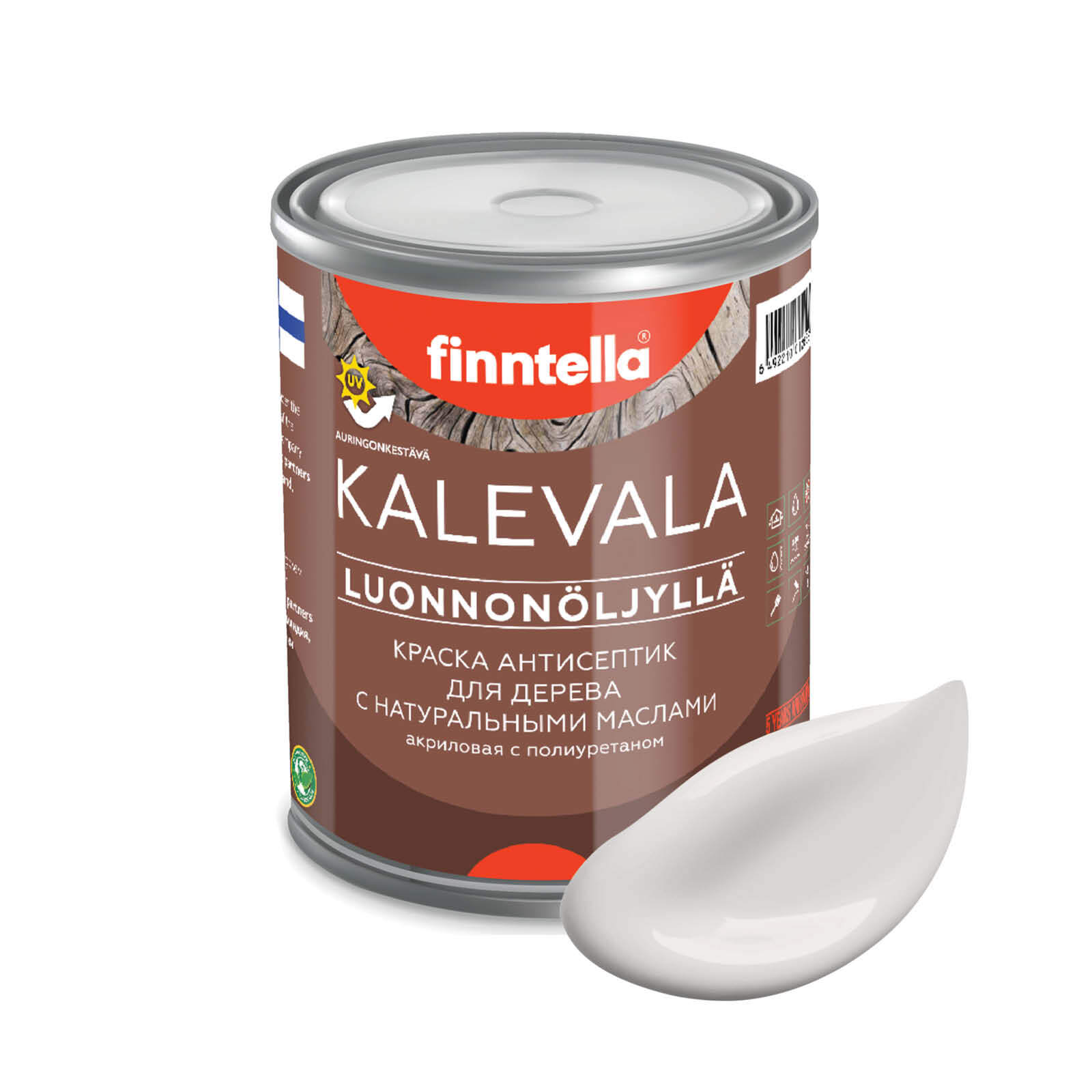 

Краска для дерева и деревянных фасадов FINNTELLA KALEVALA, с натуральным маслом и полиурет, Фиолетовый, KALEVALA NLC