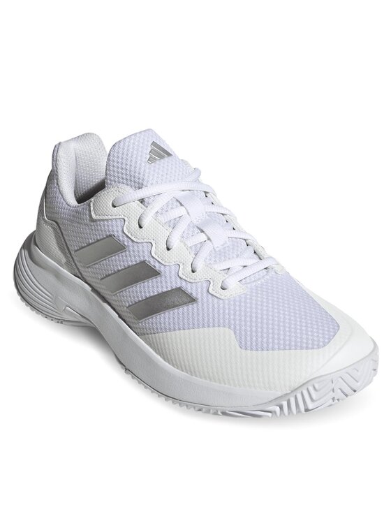 

Кроссовки женские Adidas Gamecourt 2.0 Tennis Shoes HQ8476 белые 41 1/3 EU, Белый, Gamecourt 2.0 Tennis Shoes HQ8476