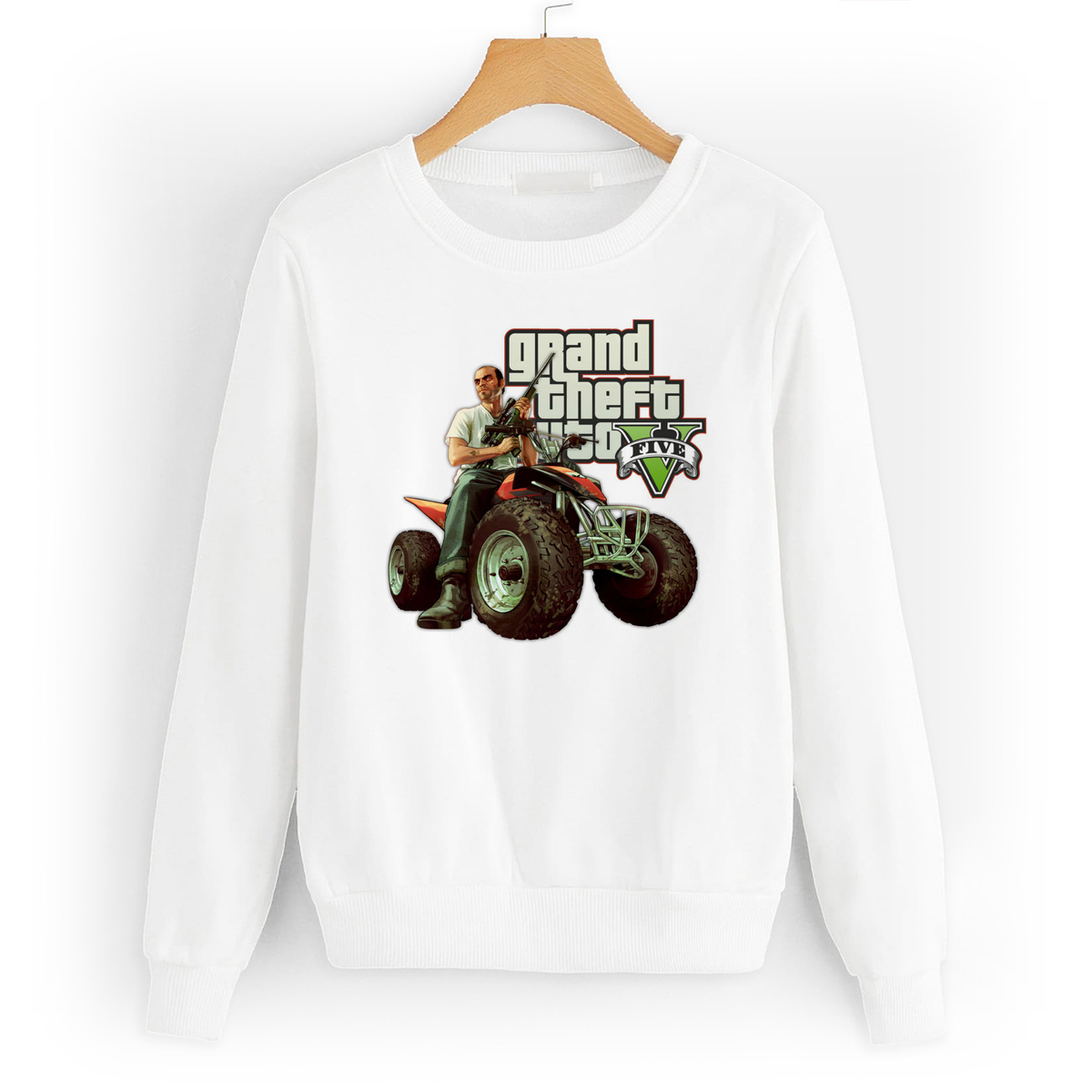 

Свитшот белый CoolPodarok Grand theft auto2, 8W015966