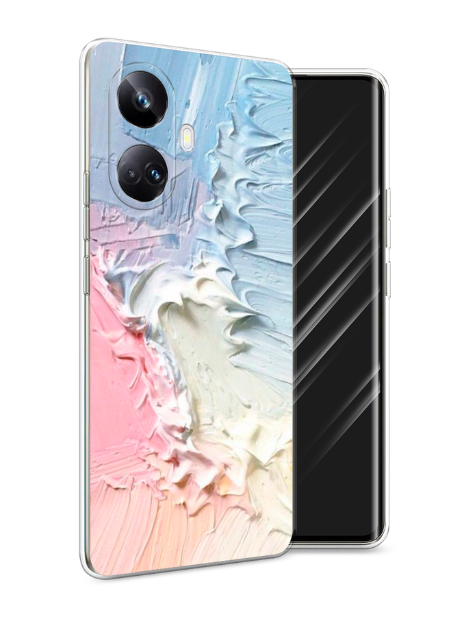

Чехол Awog на Realme 10 Pro+ "Фруктовое мороженное", Голубой;розовый;желтый, 2512350-3