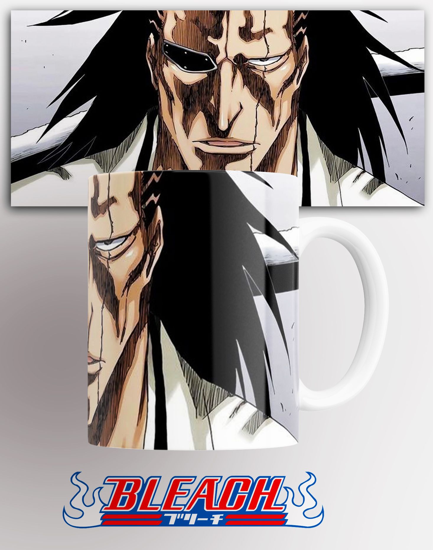 

Кружка с принтом аниме Блич Зараки Кенпачи Bleach Zaraki Kenpachi 330 мл, Кружка Блич Зараки Кенпачи/Bleach Zaraki Kenpachi/аниме/anime/в подарок/с принтом. 330 мл