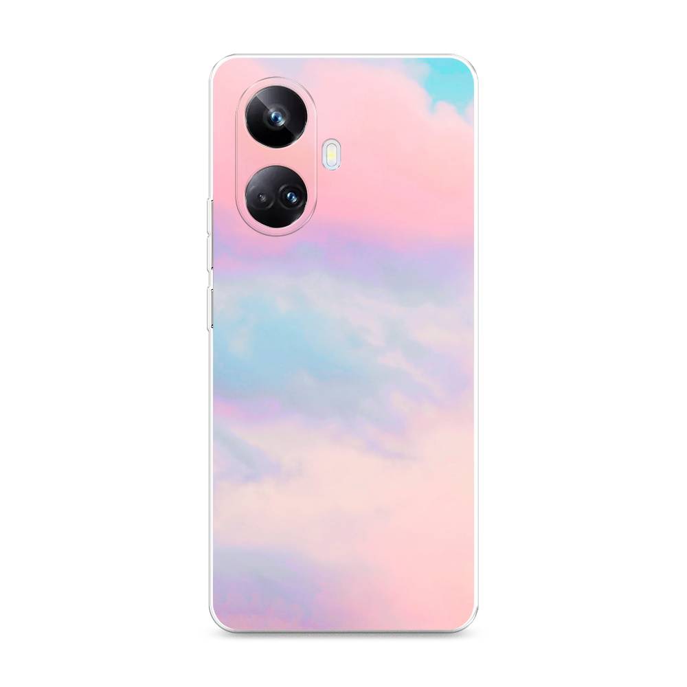 

Чехол Awog на Realme 10 Pro+ "Розовые облака", Розовый;фиолетовый, 2512350-3