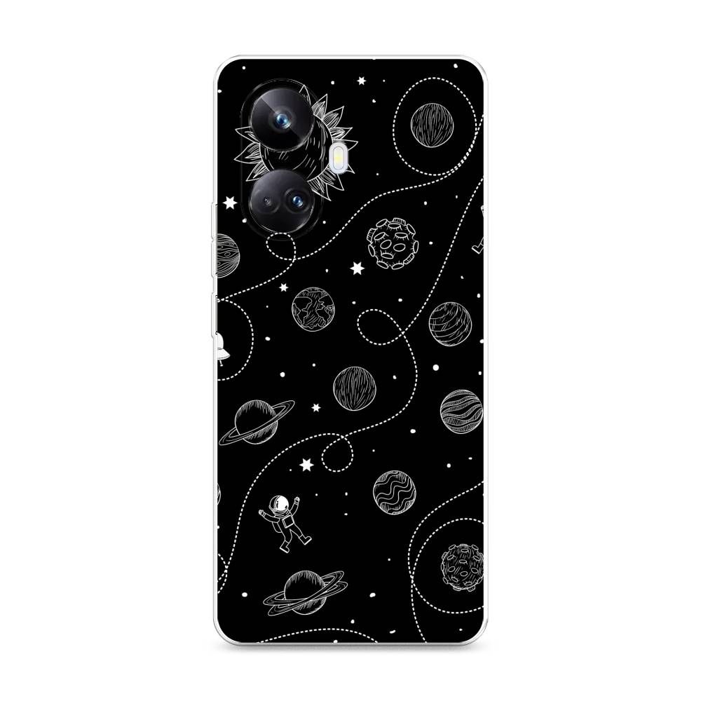 

Чехол Awog на Realme 10 Pro+ "В невесомости", Бежевый, 2512350-4