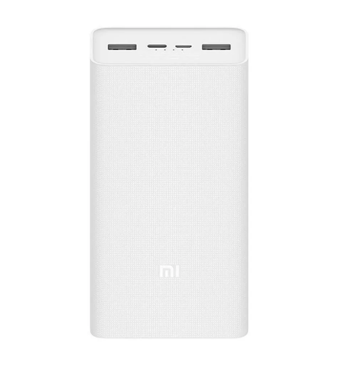 

Внешний портативный аккумулятор Xiaomi Mi Power Bank 3 30000 mAh PB3018Z White павербанк f