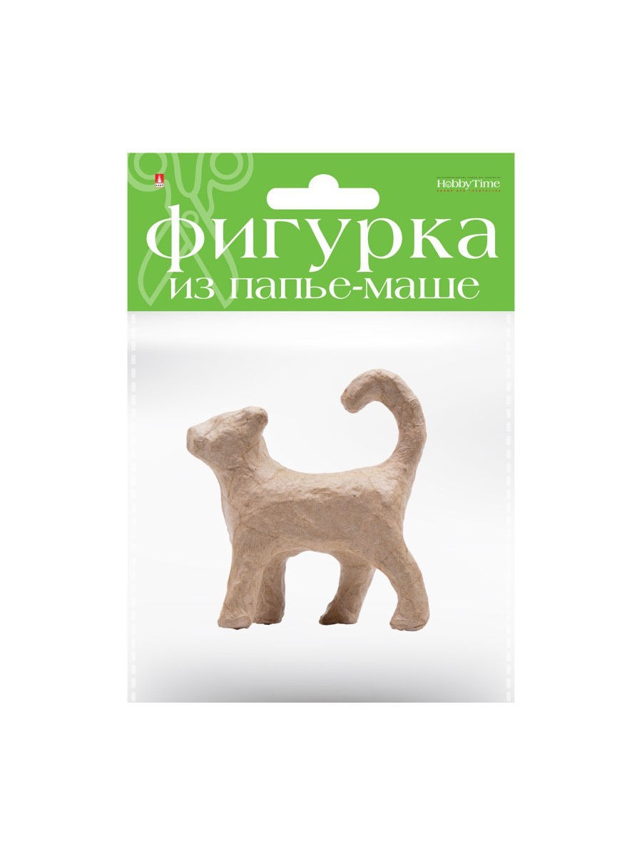 фото Фигурка из папье-маше. "кошка" 3,5x11x12 см hobby time