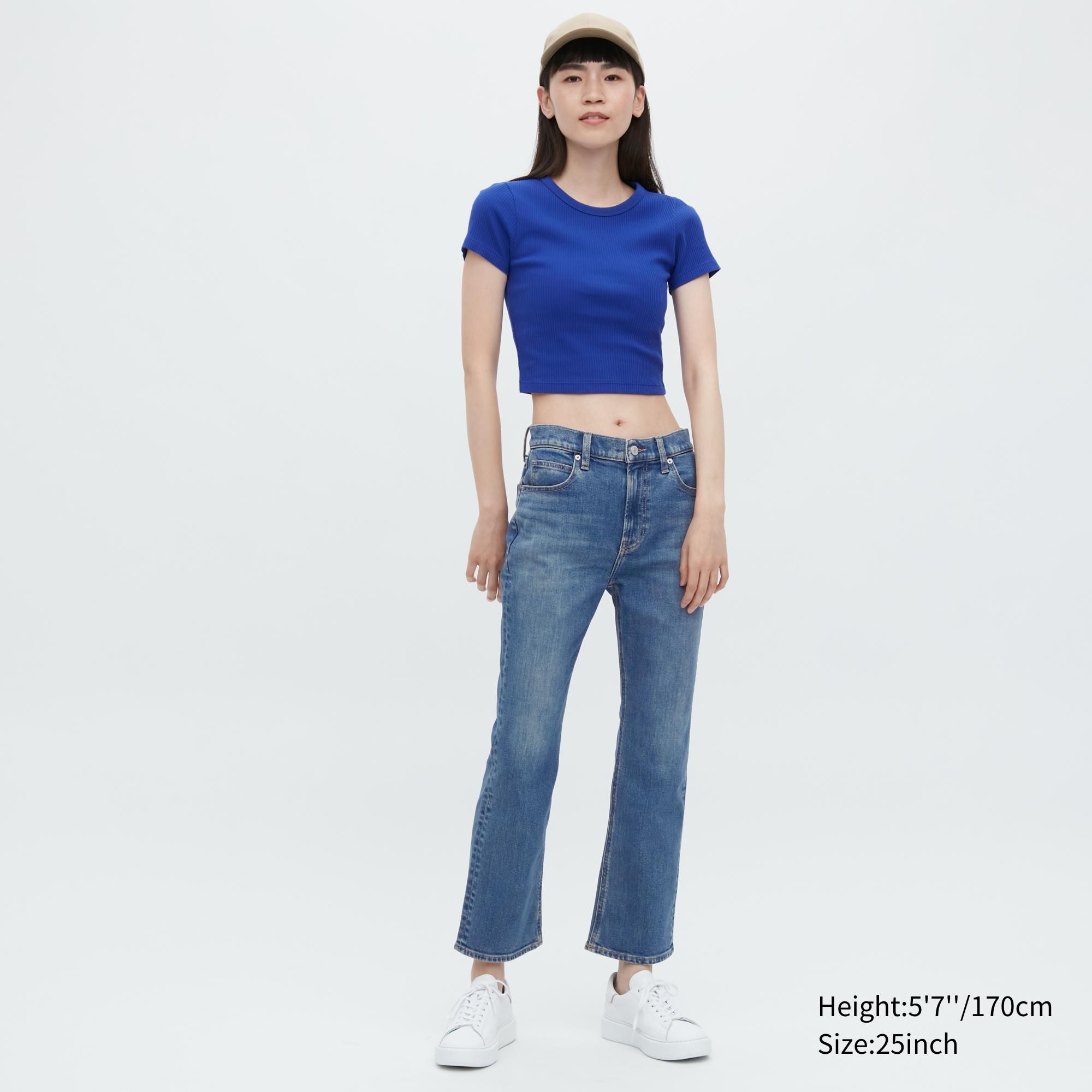 

Джинсы женские UNIQLO 454352COL66 синие 28 (доставка из-за рубежа), Синий, 454352COL66