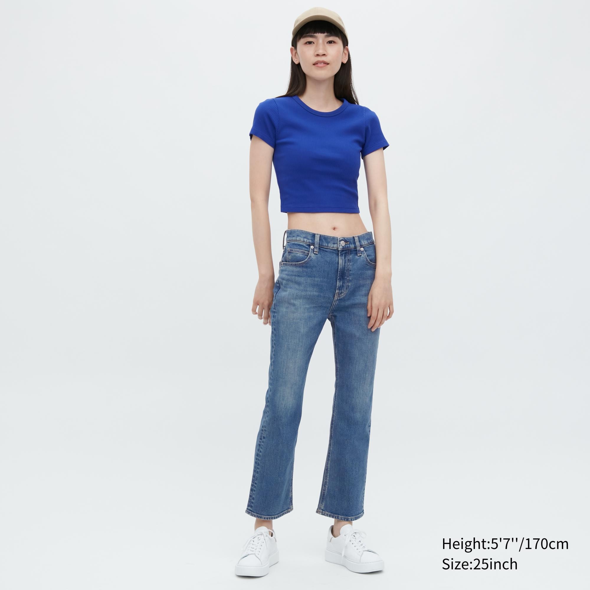 Джинсы женские UNIQLO 454352COL66 синие 28 (доставка из-за рубежа)