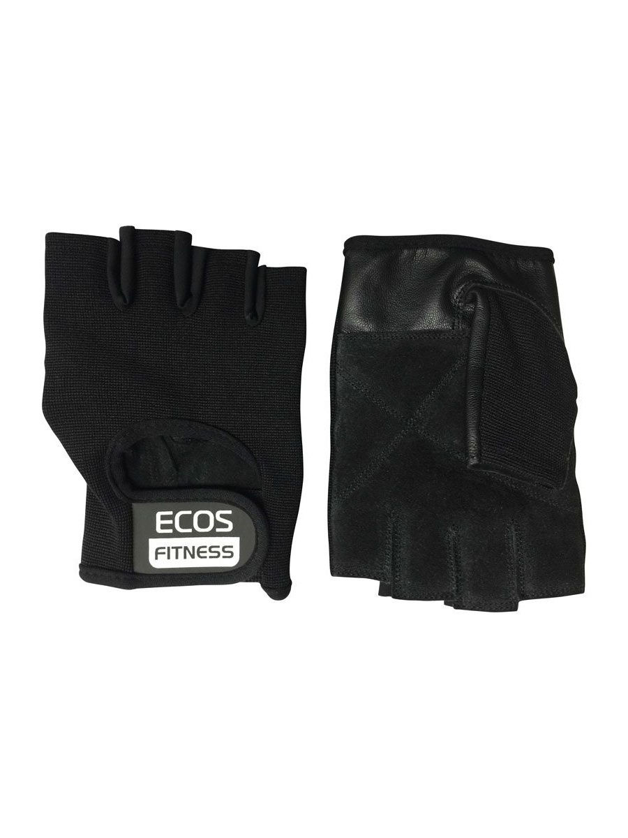 Перчатки для фитнеса 7001-MIX, цвет: черный, размер: М, L, XL
