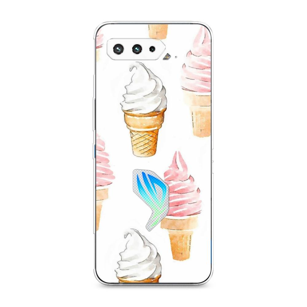 фото Чехол awog "нарисованное мороженое" для asus rog phone 5s
