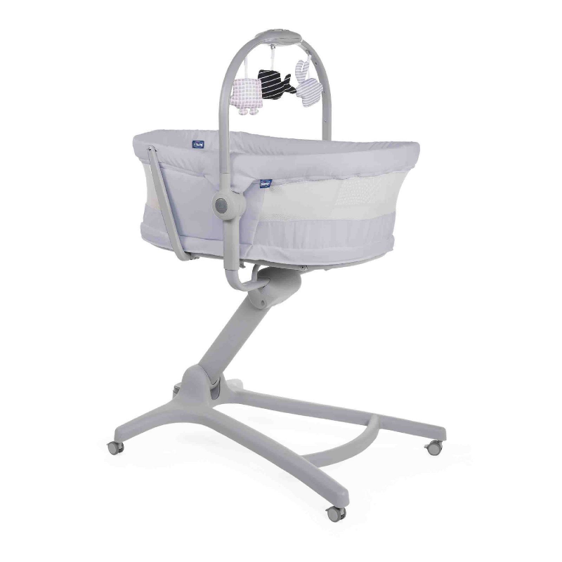 Кроватка-стульчик Chicco Baby Hug 4-в-1 Air Stone стульчик для кормления baby hug 4 в 1 aquarelle chicco 5079173110000 голубой