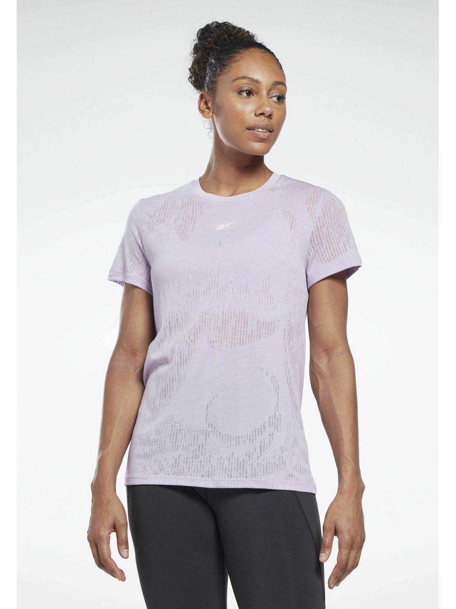 

Футболка женская Reebok RE541D1RU фиолетовая S, Фиолетовый, RE541D1RU