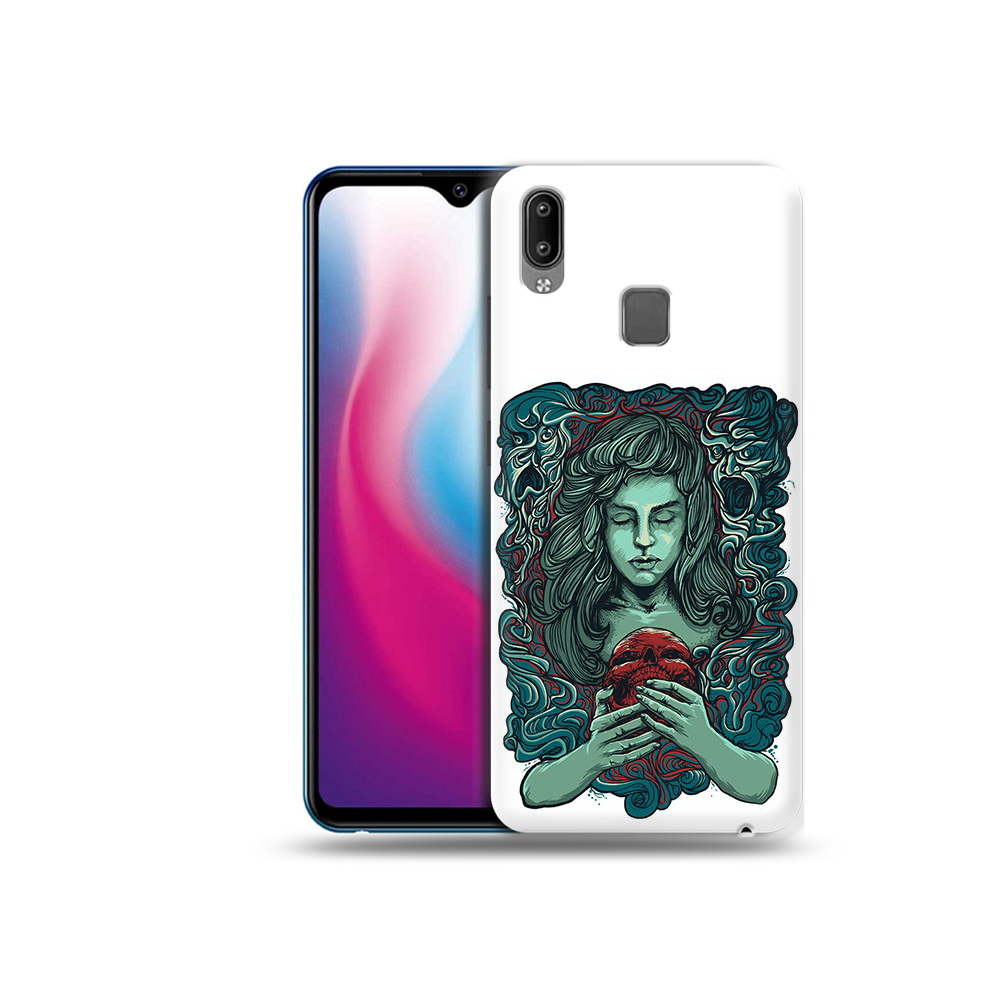 

Чехол MyPads Tocco для Vivo Y93 Lite спящая девушка, Прозрачный, Tocco