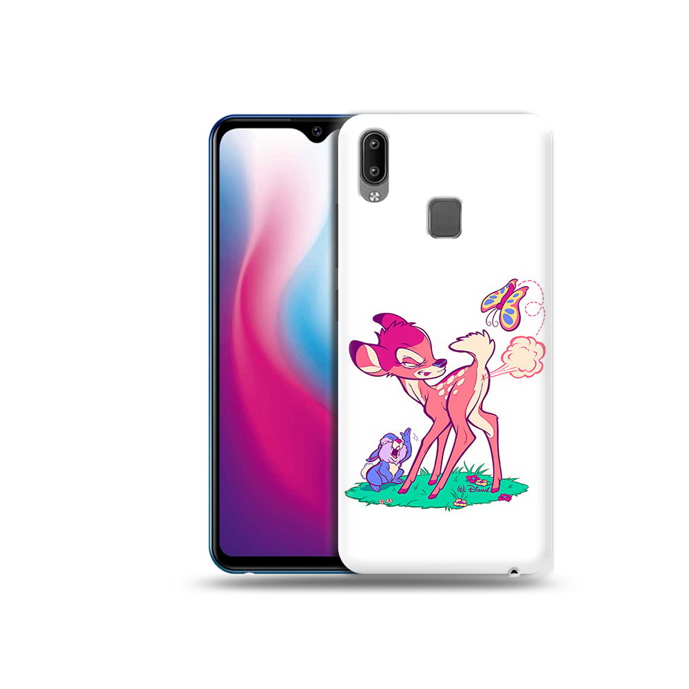 

Чехол MyPads Tocco для Vivo Y93 Lite смешной олененок, Прозрачный, Tocco
