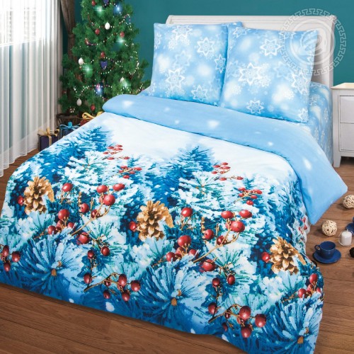 

Постельное белье Чародейка 509 2-спальное с европростыней Бязь