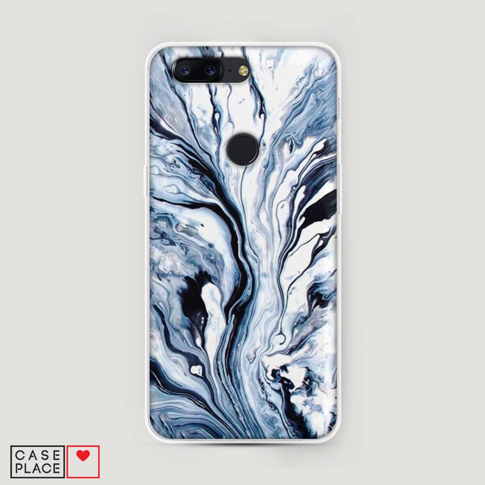 

Чехол Awog на OnePlus 5T / ВанПлас 5T "Голубой минерал мрамор", 150350-3
