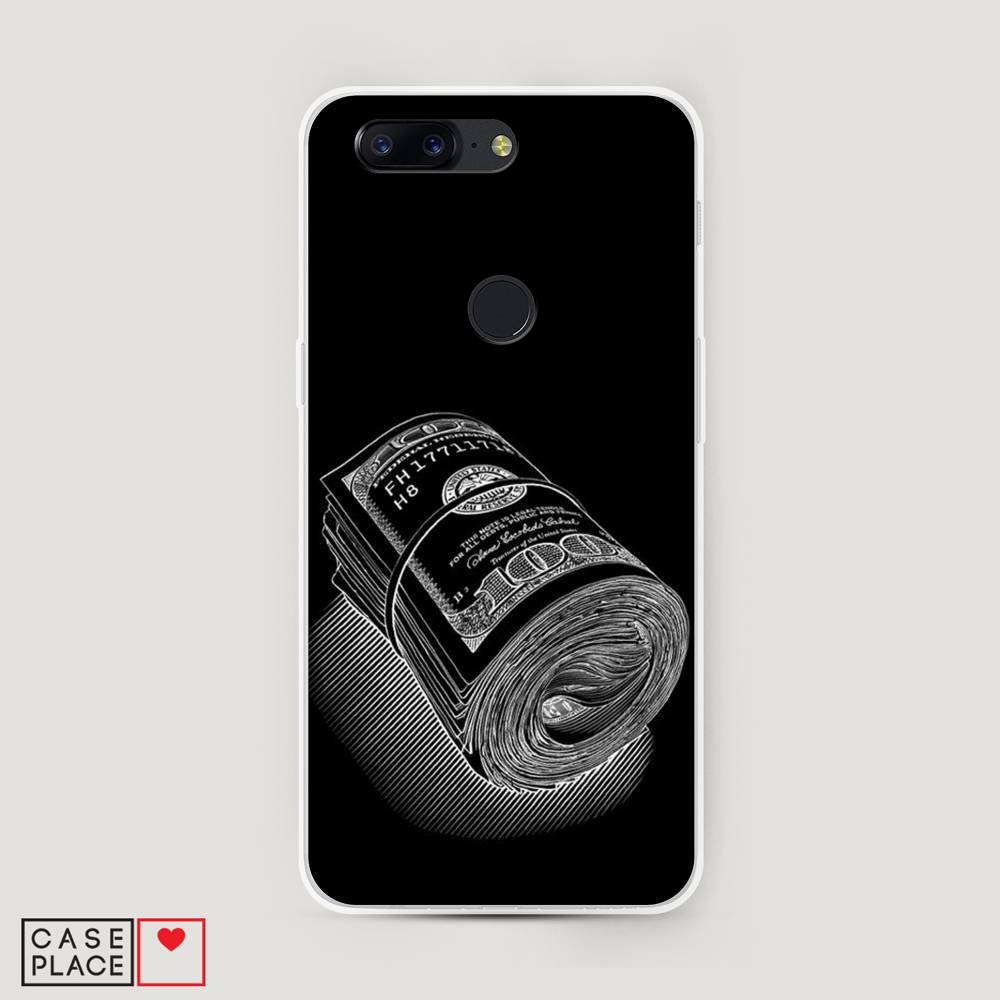 

Чехол Awog на OnePlus 5T / ВанПлас 5T "Кубышка денег", Черный;серебристый, 150350-5