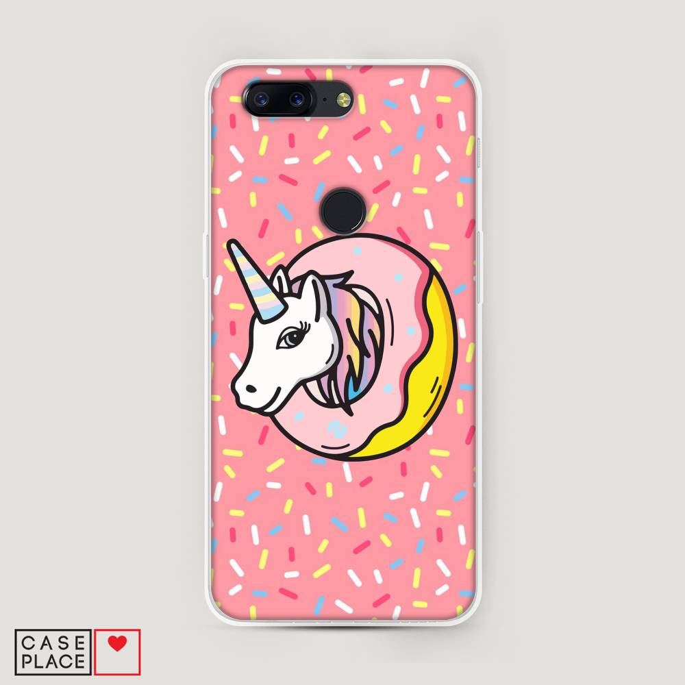 

Чехол Awog на OnePlus 5T / ВанПлас 5T "Единорог в пончике", Розовый;желтый;белый, 150350-2