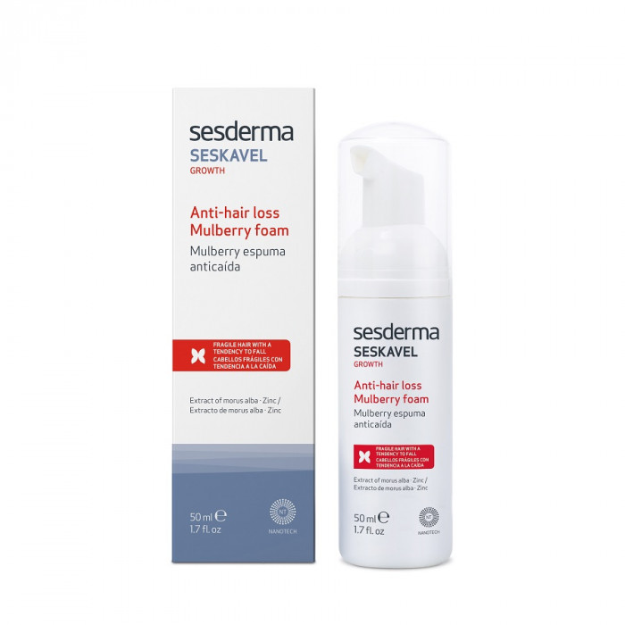 Пенка Sesderma Seskavel Mulberry Anti Hair Loss Foam 50 мл